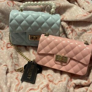 Two jelly purses bnwot and one with tag